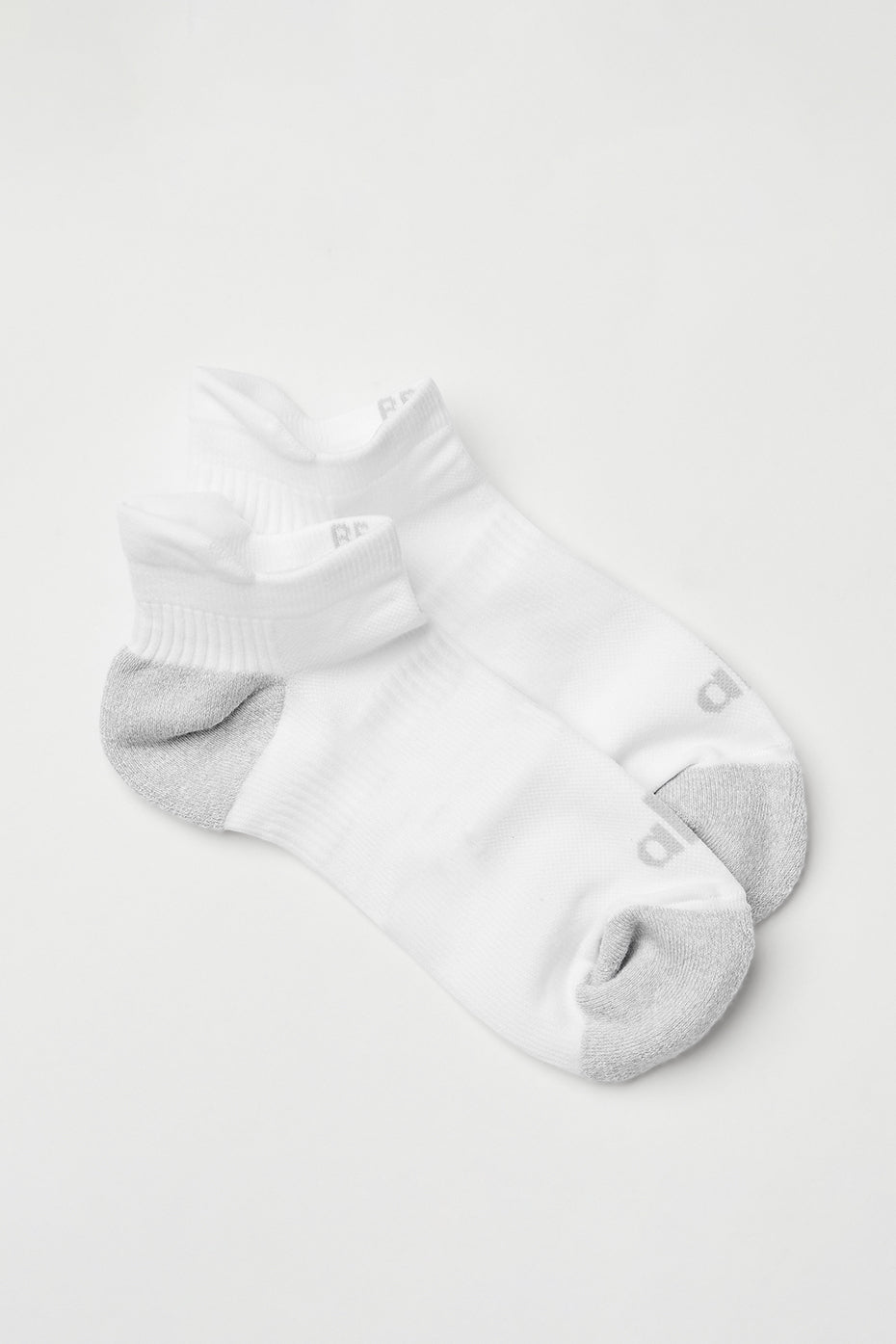 Women's Performance Tab Sock - White/Dove Grey
