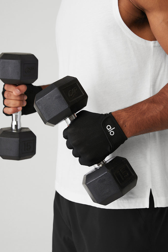 Power Moves Workout Gloves Black Alo Yoga