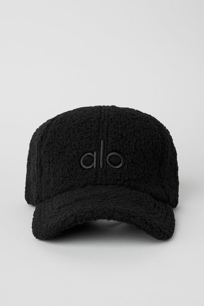 Micro Sherpa Off Duty Cap Black Alo Yoga