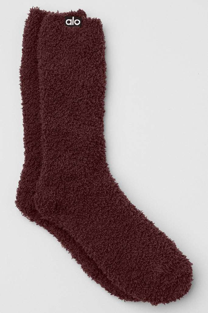 Plush Lush Sock Cherry Cola Alo Yoga