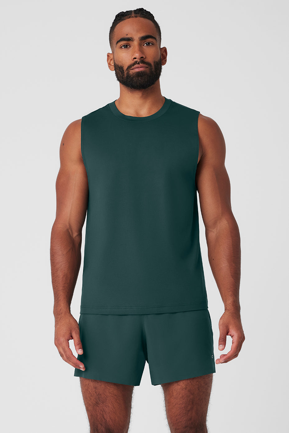 Conquer Muscle Tank - Midnight Green