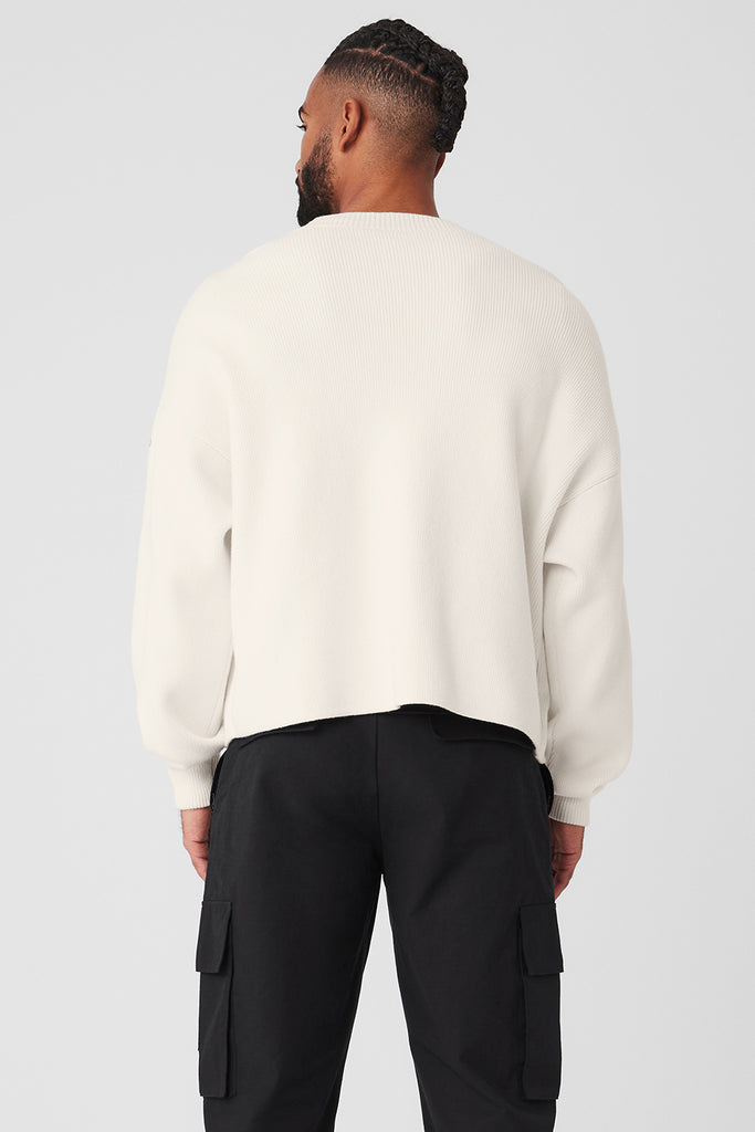 Scholar Cardigan Sweater - Ivory