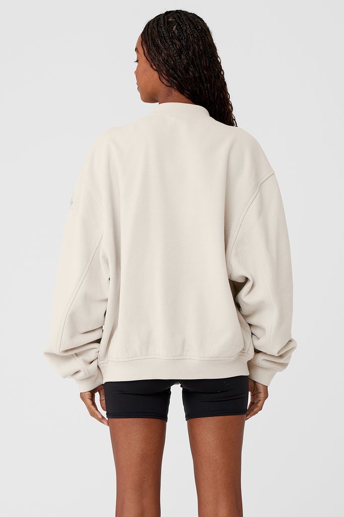 Renown Varsity Jacket Bone Alo Yoga