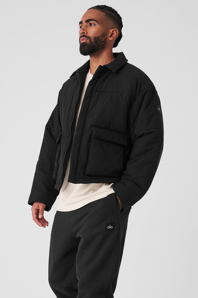 Buy Alo Yoga® Cargo Sherpa Jacket - Black At 39% Off