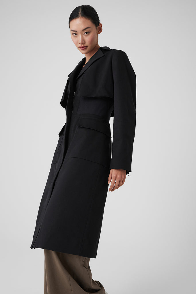 Formation Trench Coat - Black | Alo Yoga