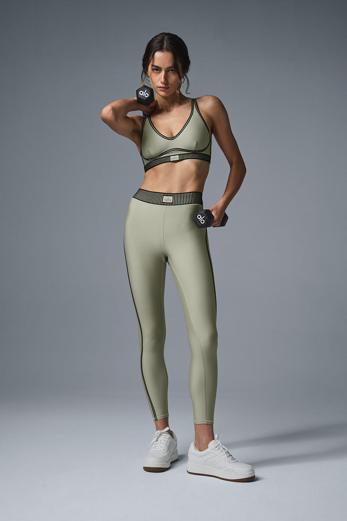 Airlift High Waist 7 8 Line Up Legging Limestone Alo Yoga