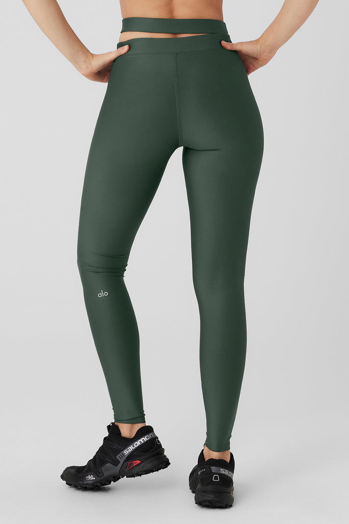 Fall Forest Green Leggings by Alo Yoga