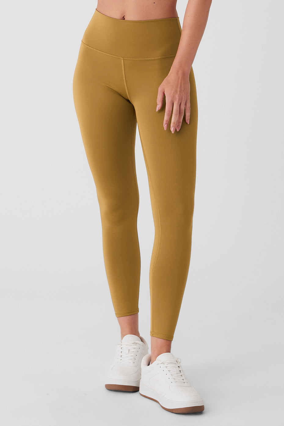 High-Waist Moto Legging in Olive Branch by Alo Yoga