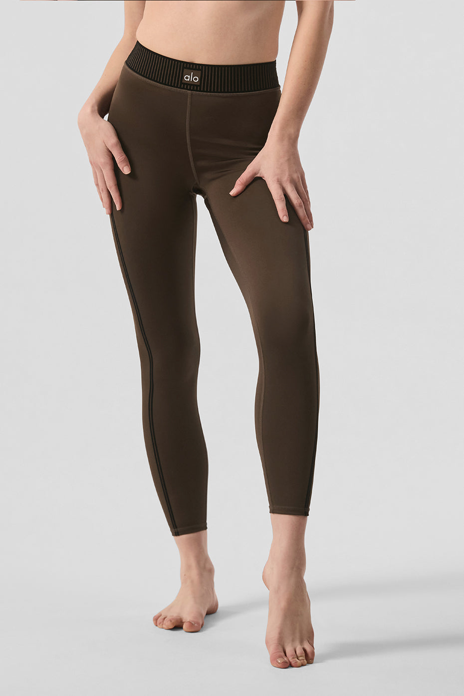 7/8 High-Waist Airlift Legging in Rust by Alo Yoga - Work Well Daily