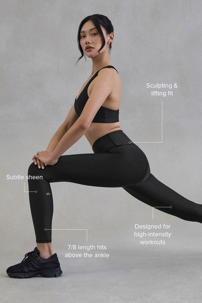 ALO Yoga, Other, Alo Espresso High Waisted 78 Like New Leggings Leggings