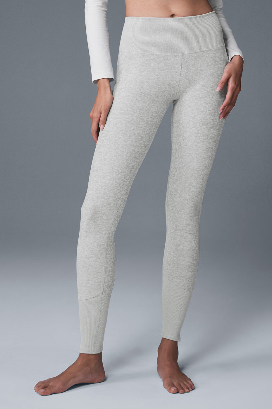 Light gray yoga pants best sale