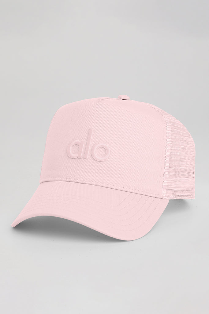 District Trucker Hat - Powder Pink