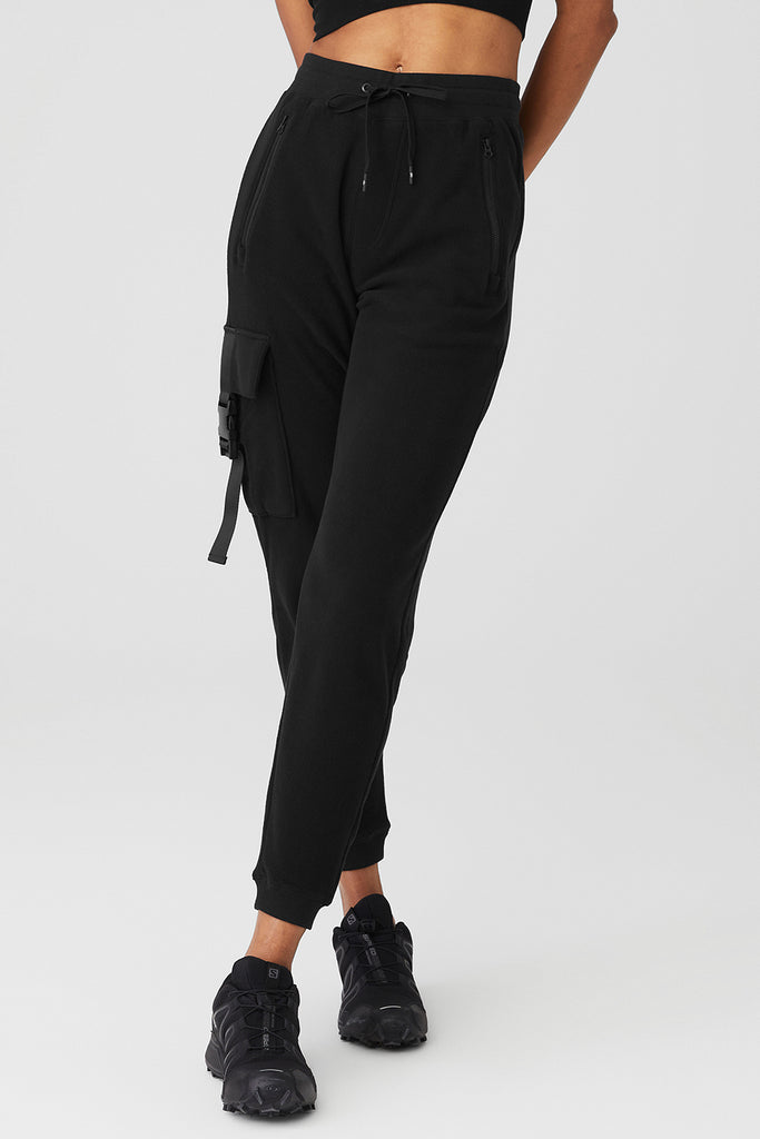 Alo Yoga womens Rail Sweatpants, Black, X-Small US : Clothing, Shoes &  Jewelry - .com