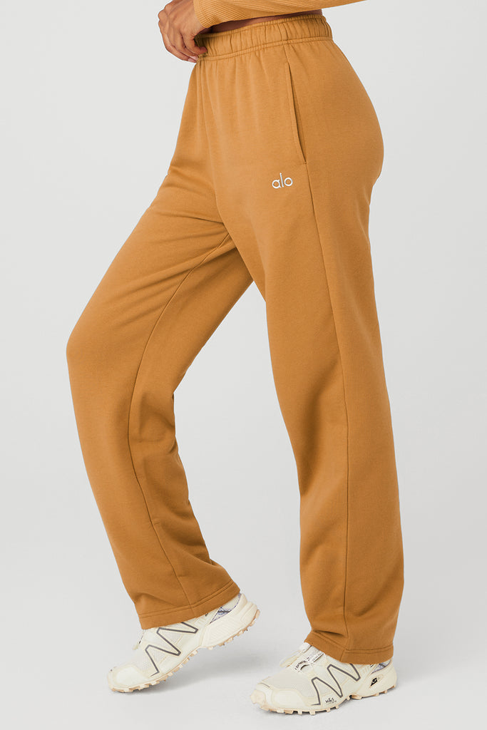 Accolade Straight Leg Sweatpant - Toffee - Toffee / XS
