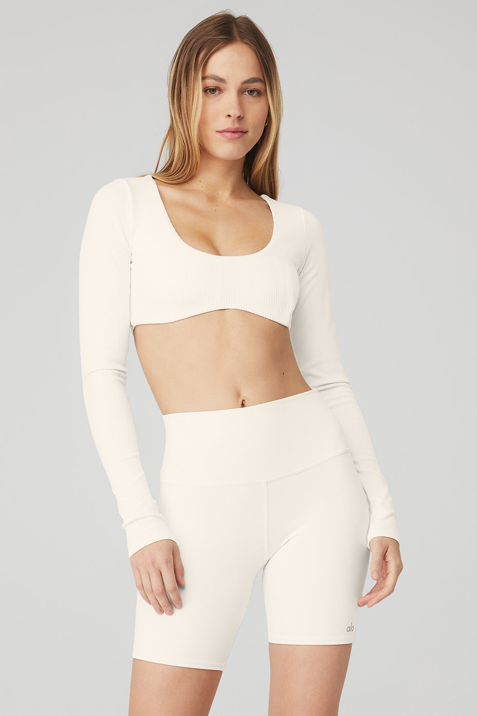 Soma Longline Yoga Bra, White/Ivory, size XL