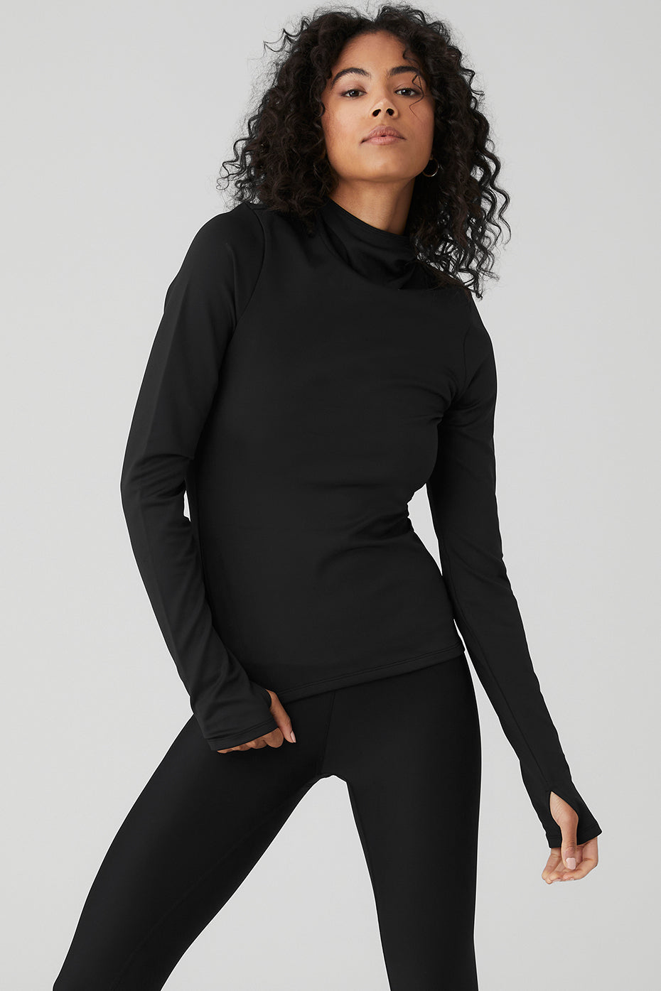 Airlift hooded stretch-jersey sweatshirt