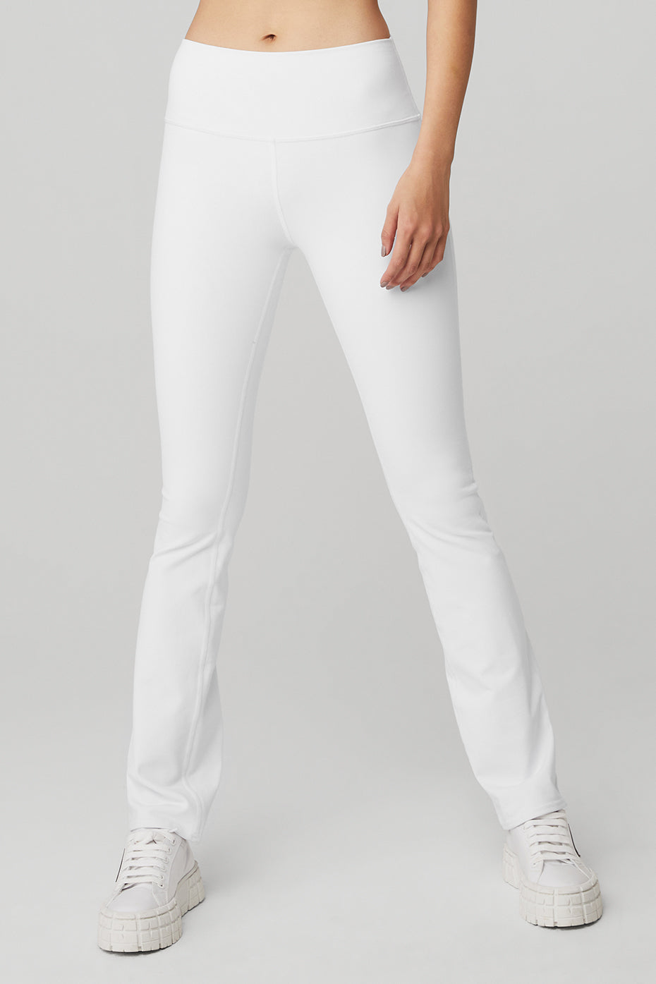 Airbrush High-Waist V Cut 7/8 Bootcut Flared Pant With Side Pocket