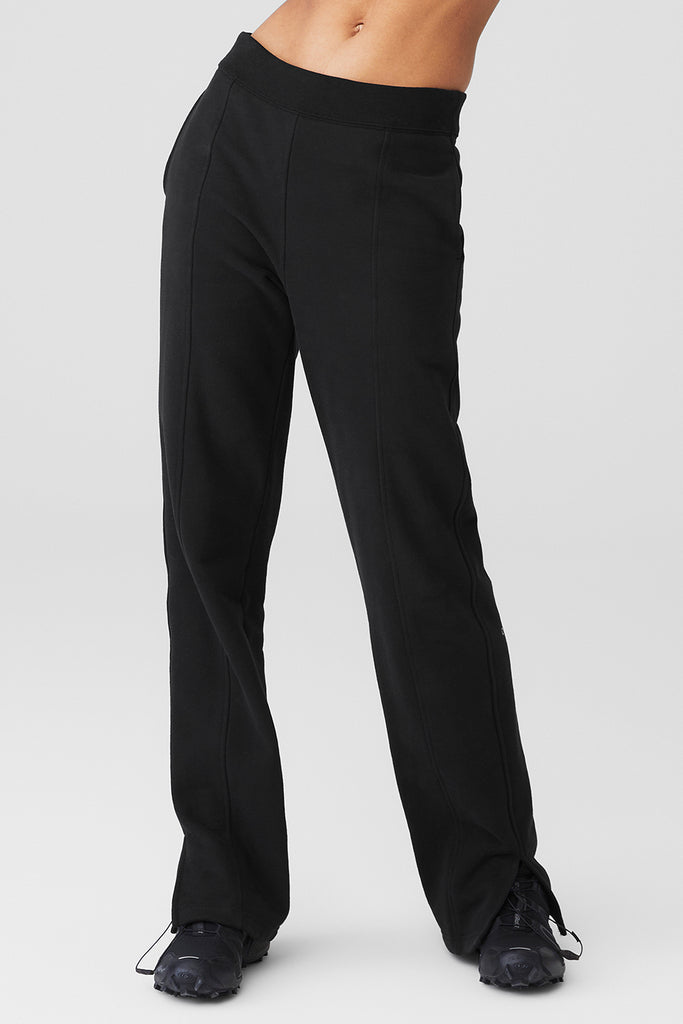 Alo Yoga  Slick Zip Front Sweatpant in Dark Olive, Size: Medium -  ShopStyle Activewear Pants