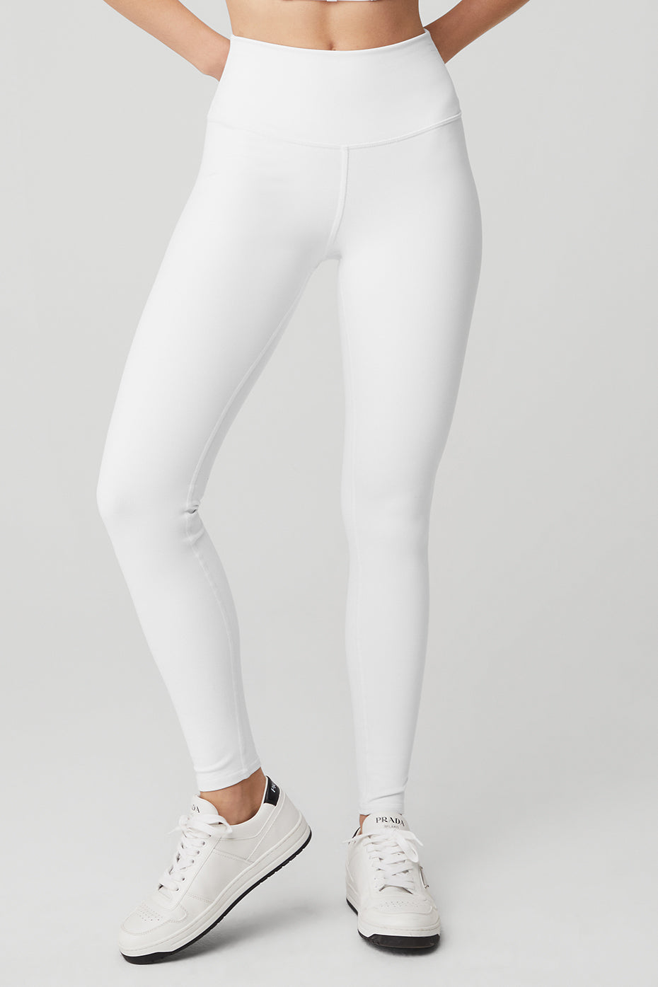 White Alo Leggings- High waisted ripped warrior for Sale in