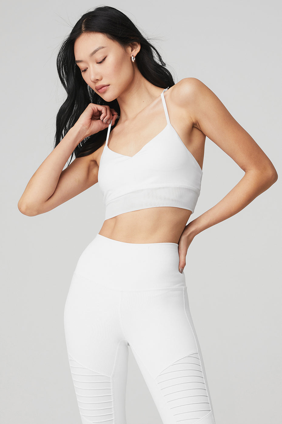 Yogalicious White Sports Bra Size XL - $10 (41% Off Retail) - From