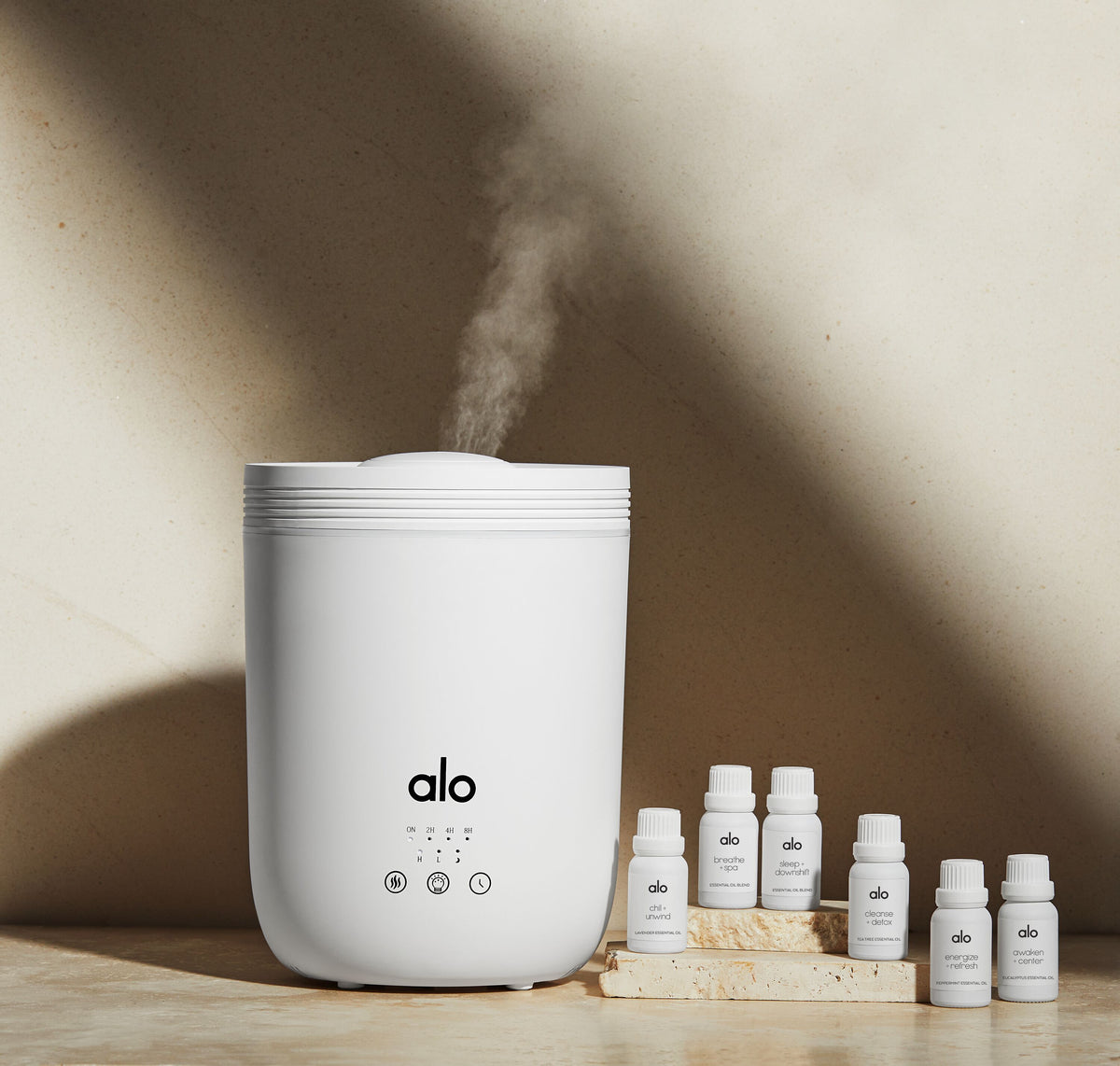 Just Launched: Alo Essential Oils & Aura Diffuser