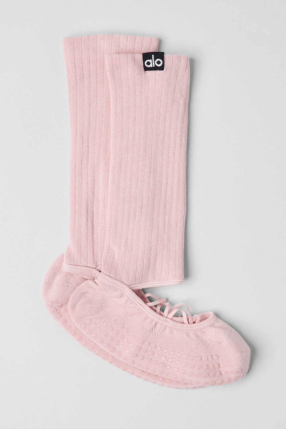 Women's Strappy Siren Grip Sock - Ballet Pink