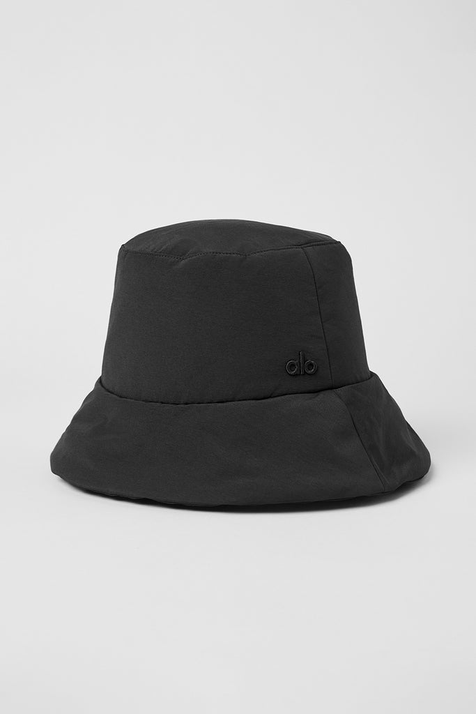 Good Shade Puffer Bucket Hat - Black | Alo Yoga