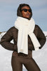 Merino Wool Oversized Scarf - Ivory