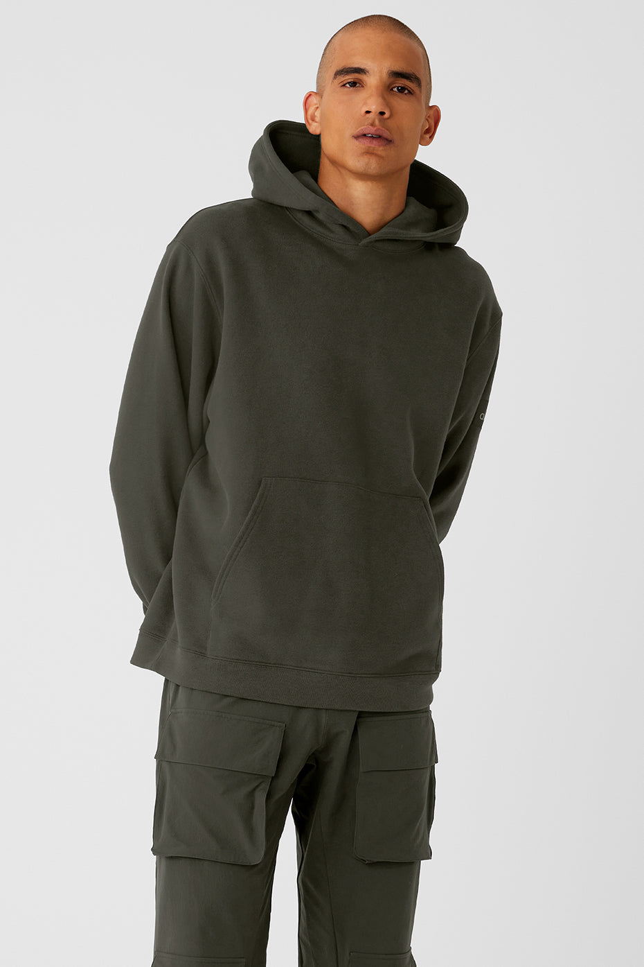 Renown Heavy Weight Hoodie Stealth Green Alo Yoga