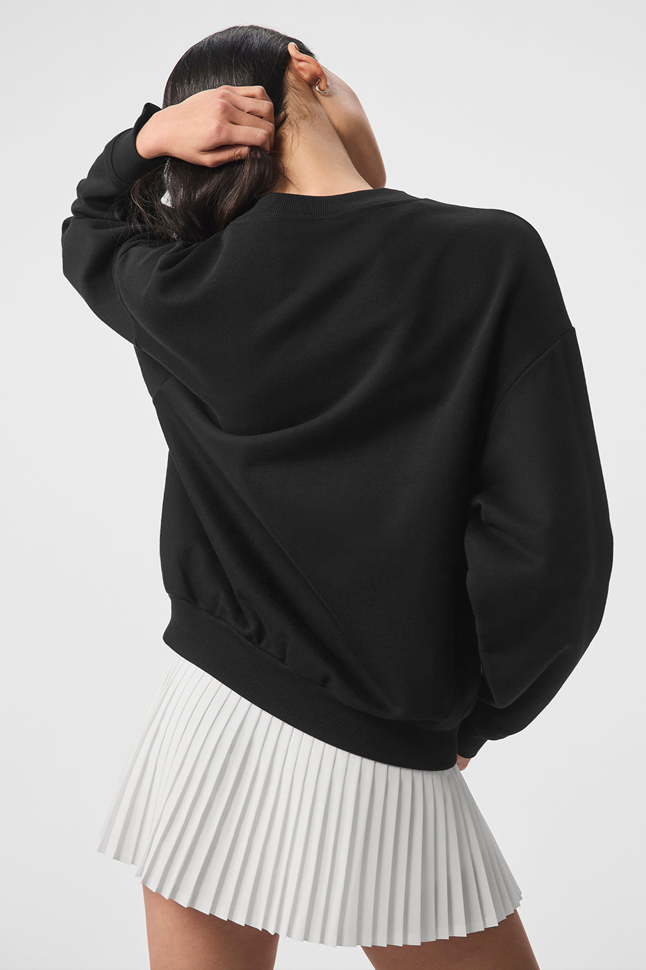 Accolade Crew Neck Pullover - Black