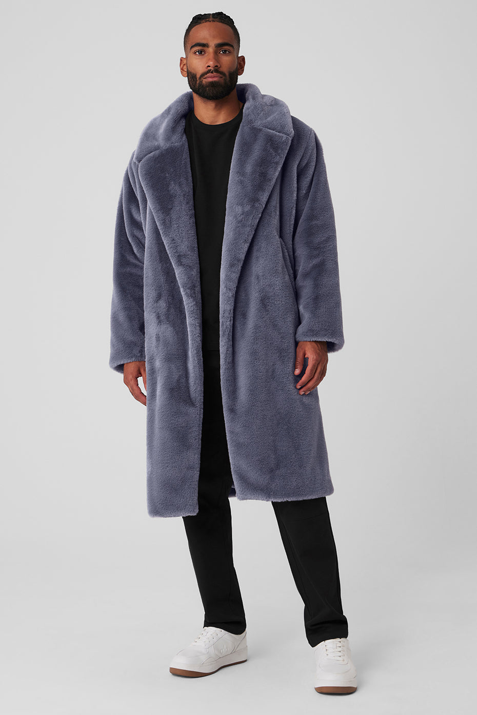 Oversized Faux Fur Trench Fog Alo Yoga