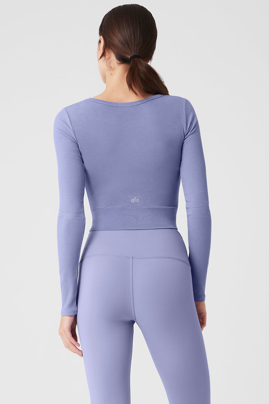 Cover Long Sleeve Top - Lilac Blue | Alo Yoga