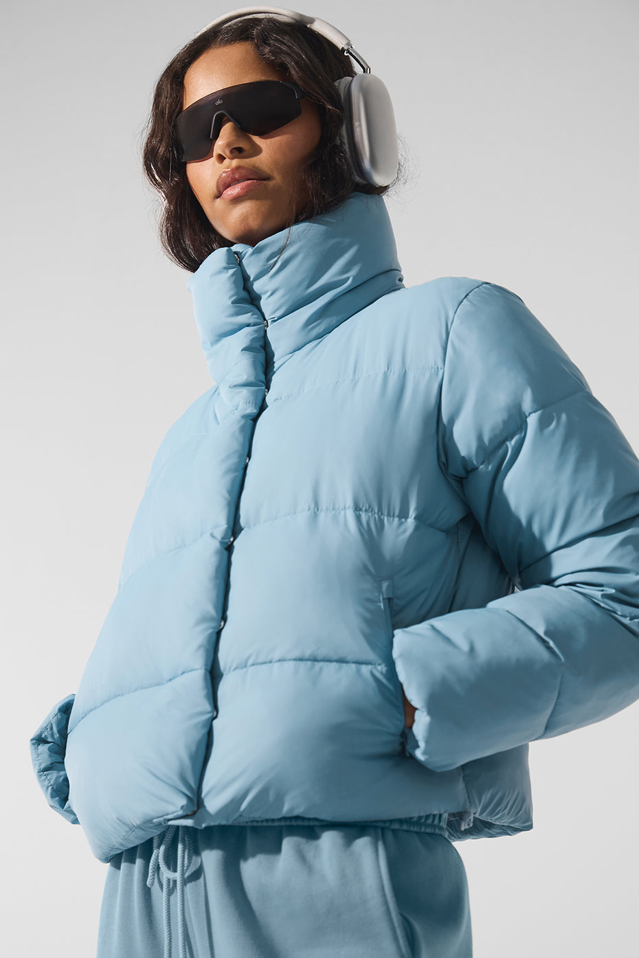 Gold Rush Puffer - Celestial Blue