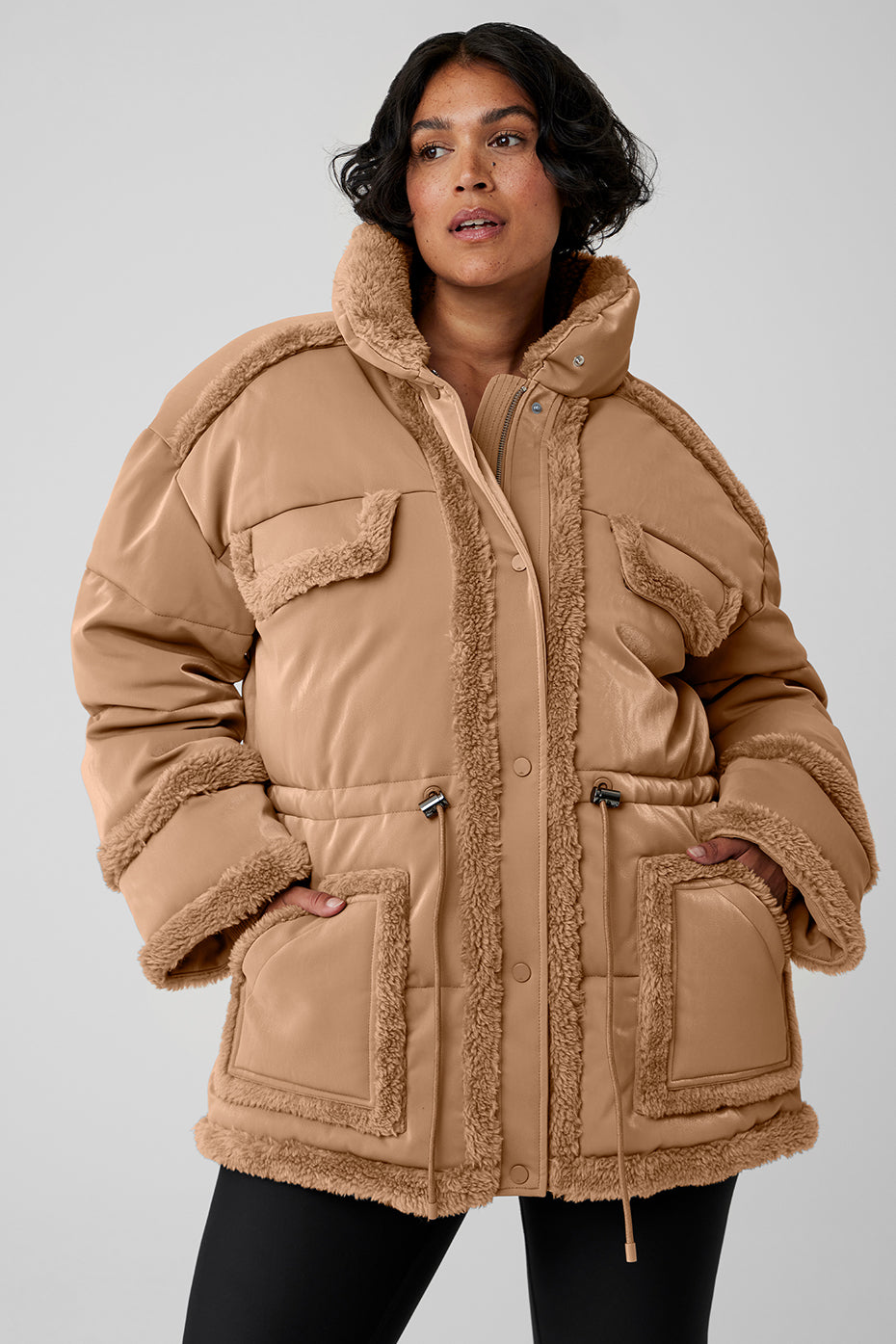 Ice Breaker Puffer Jacket - Toasted Almond | Alo Yoga