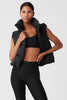 Gold Rush Puffer Vest - Black