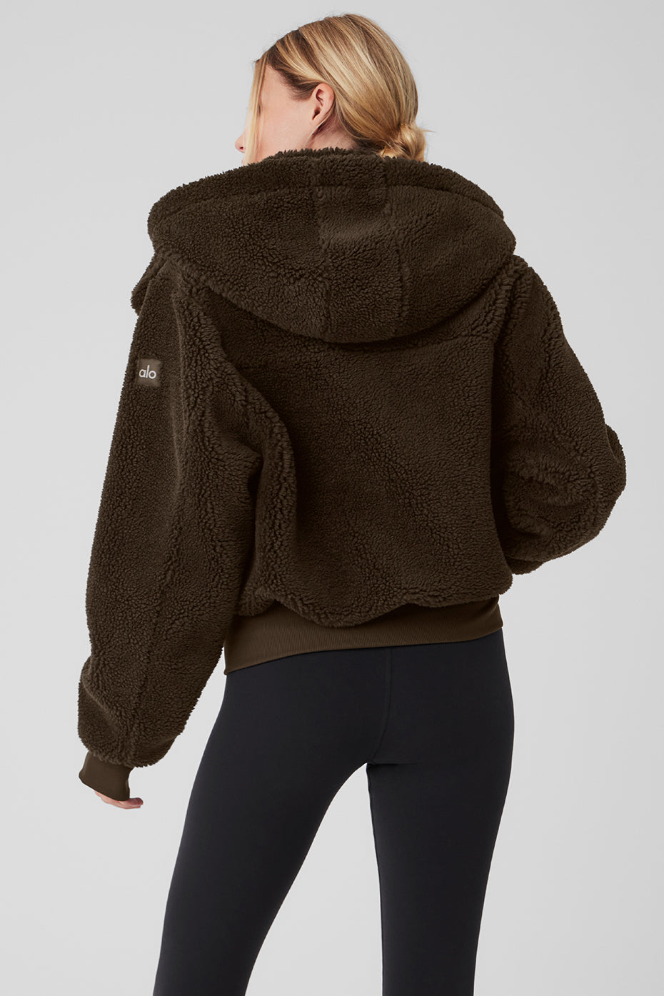 Foxy Sherpa Jacket - Espresso | Alo Yoga