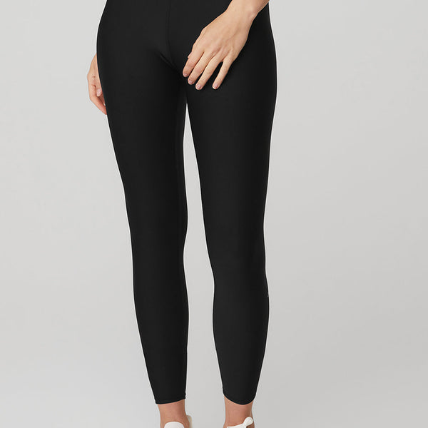 Look at Me Leggings With Double Layer 5 Hi-Waistband - Black