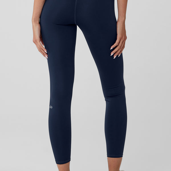 ALO 7/8 HIGH WAIST AIRLIFT LEGGING IN INFINITY BLUE NEW!! – Bubble