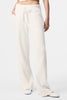 Snuggle Up Sweater High-Waist Wide Leg Pant - Ivory