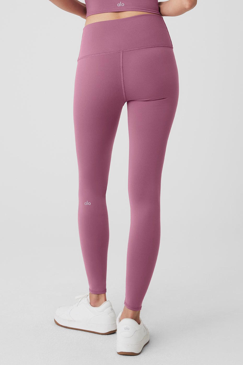 High Waist Airbrush Legging Soft Mulberry Alo Yoga