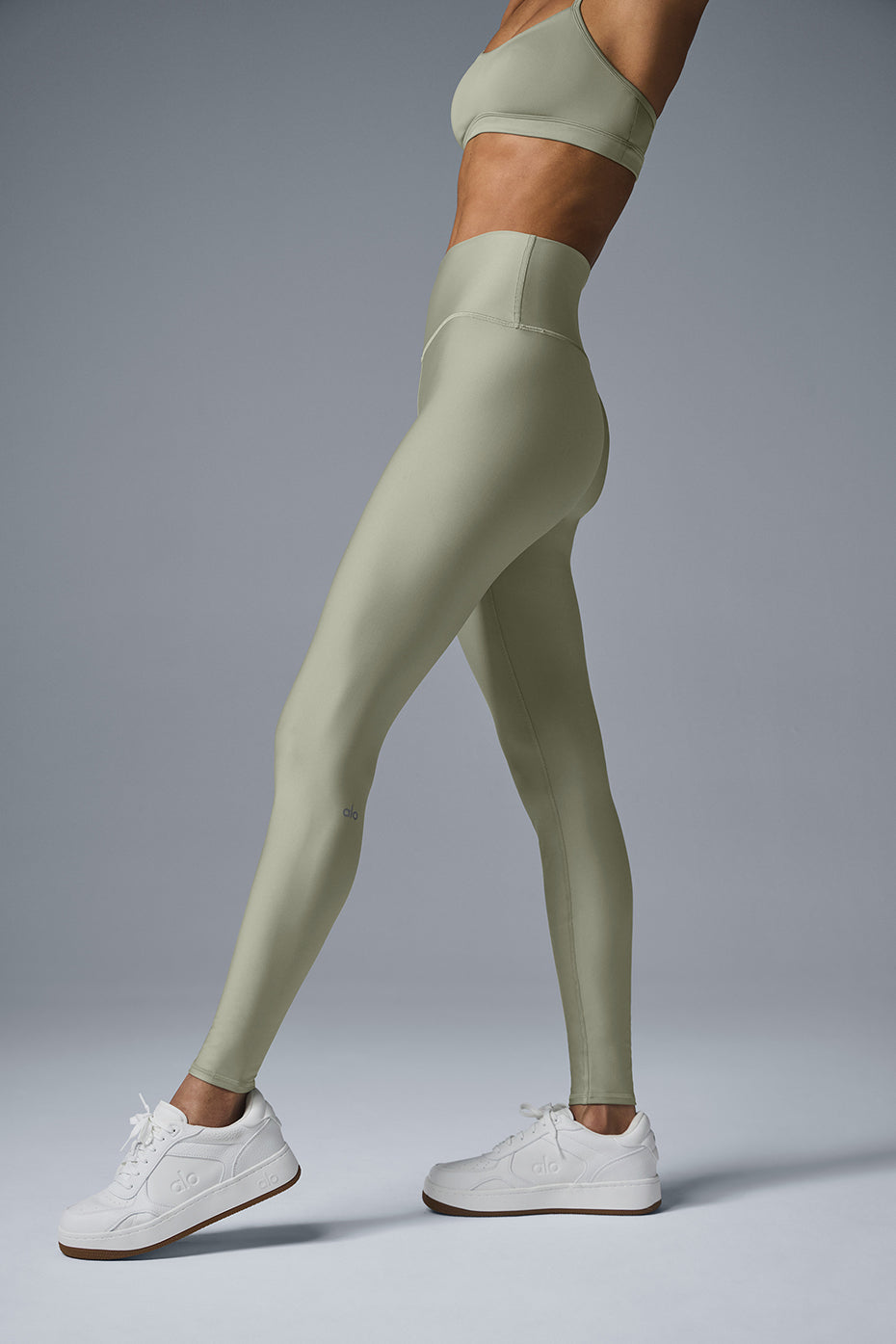 High Waist Airlift Legging Limestone Alo Yoga