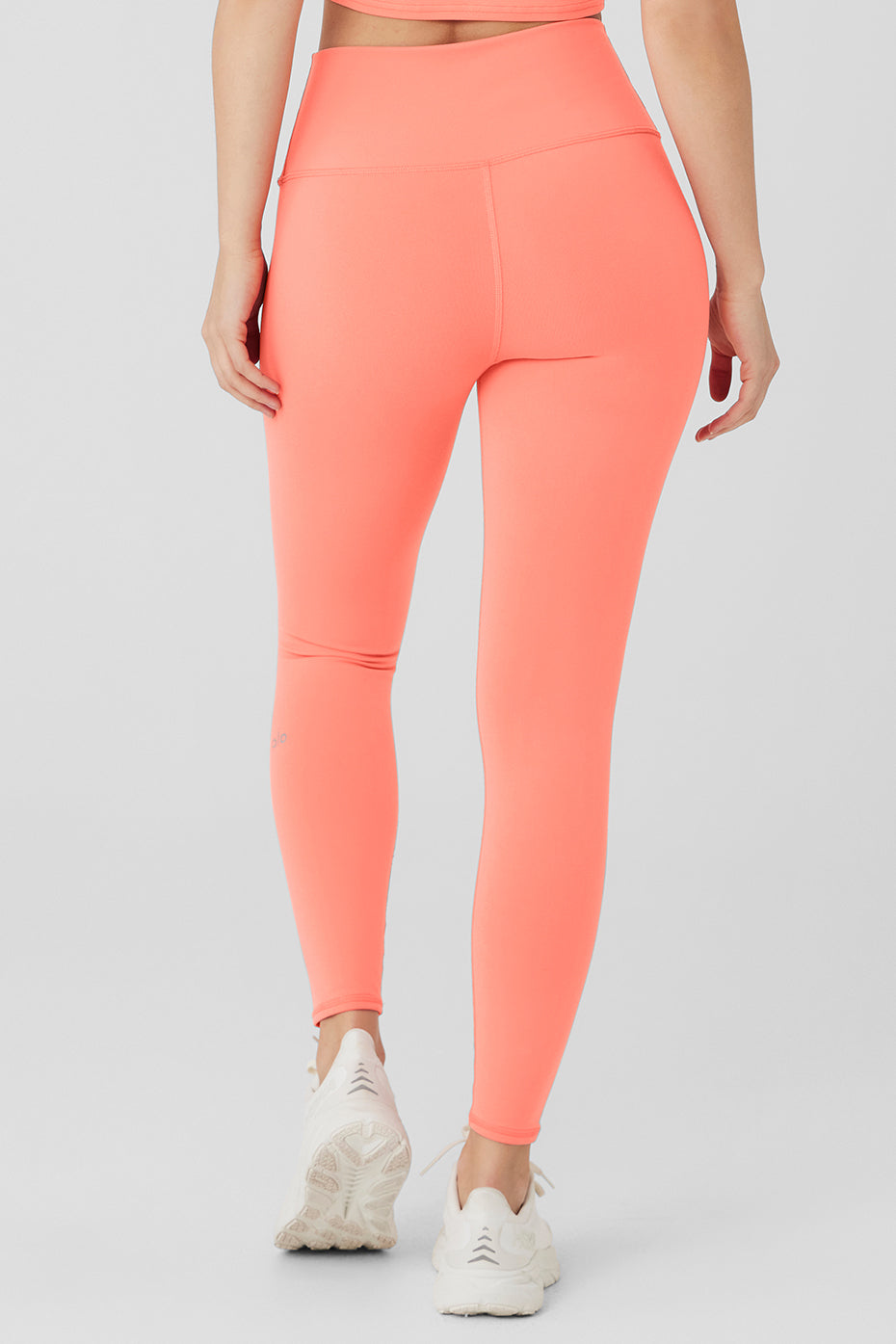 7 8 High Waist Airbrush Legging Candy Orange Alo Yoga