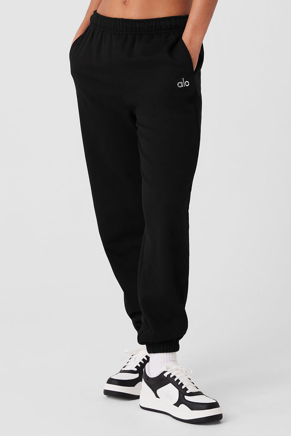 Eytino Women Active Pants Camo Printed Yoga Workout Pants Drawstring  Sweatpants with Pockets,X-Large Black