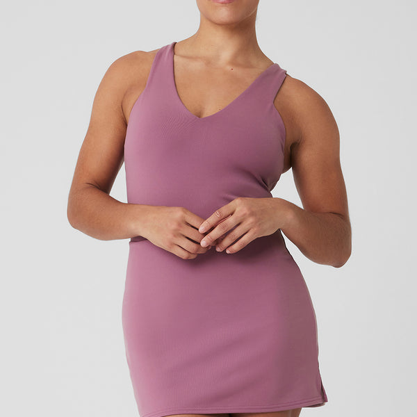 Alo Yoga® Airbrush Real Dress - Soft Mulberry