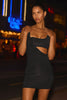 Asymmetric Soleil Dress - Black