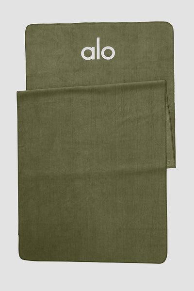 Grounded No Slip Towel Jungle Alo Yoga