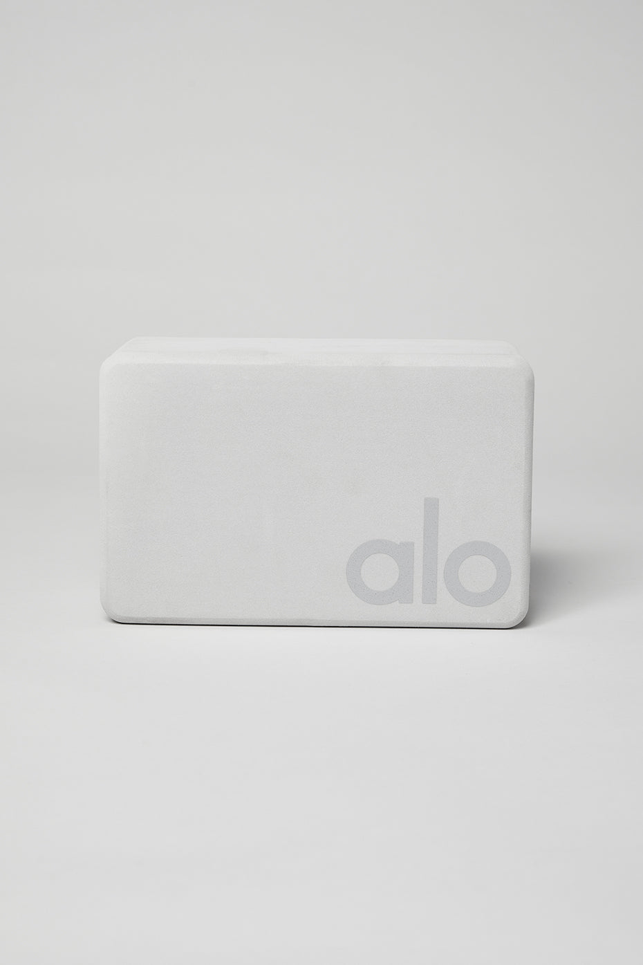 Uplifting Yoga Block Dove Grey Silver Alo Yoga