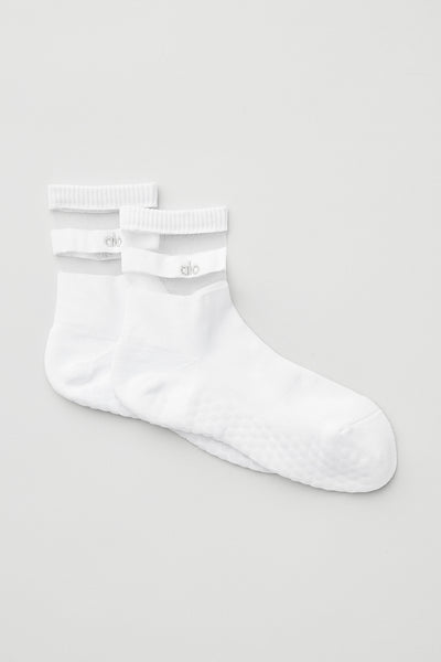 Women's Pulse Grip Sock - Black - Black / S/M (5-7.5)