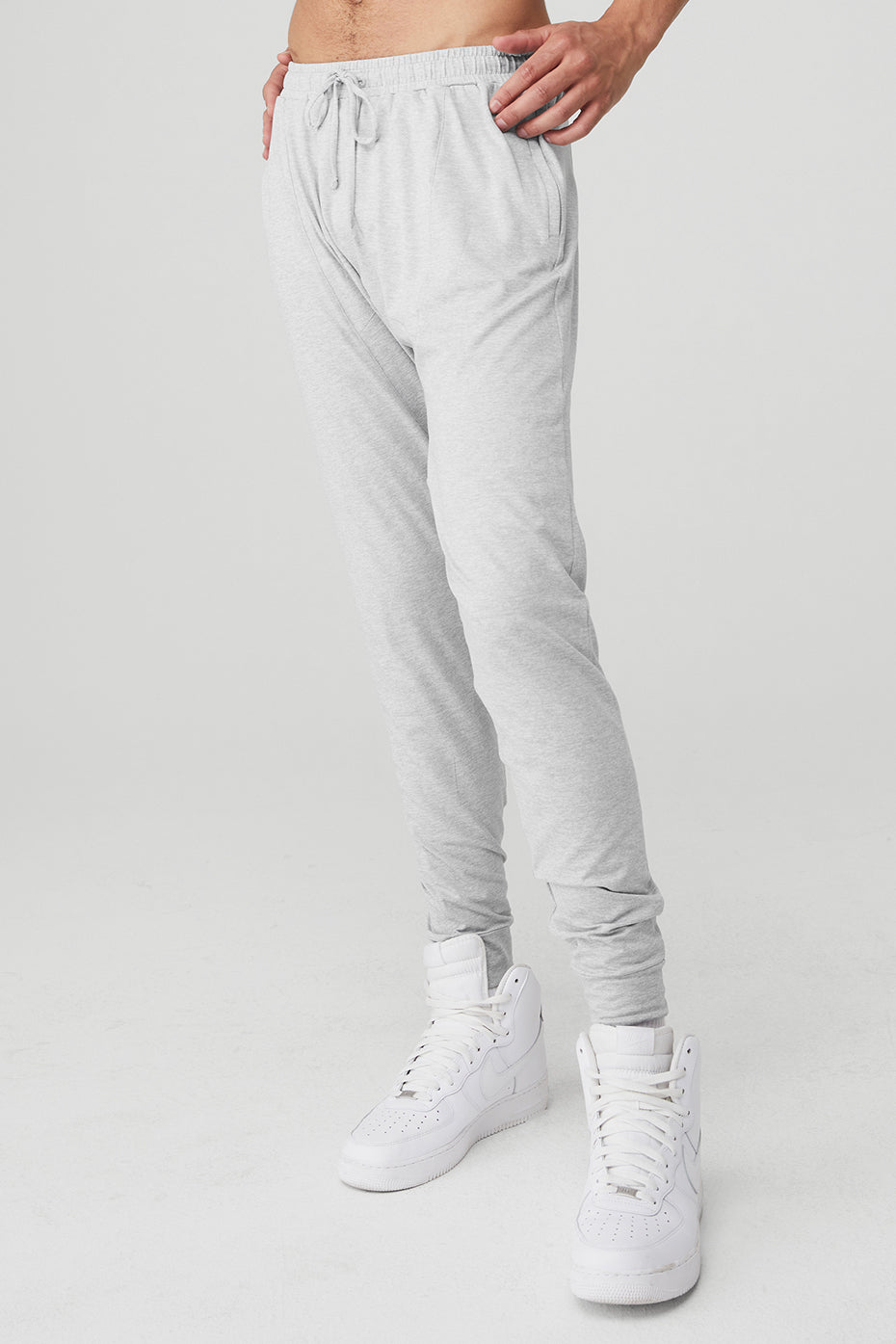 YUHAOTIN White Sweatpants Men New Men's Japanese Loose Flying Pants Large  Fashion Casual Sports Leggings,Grey 